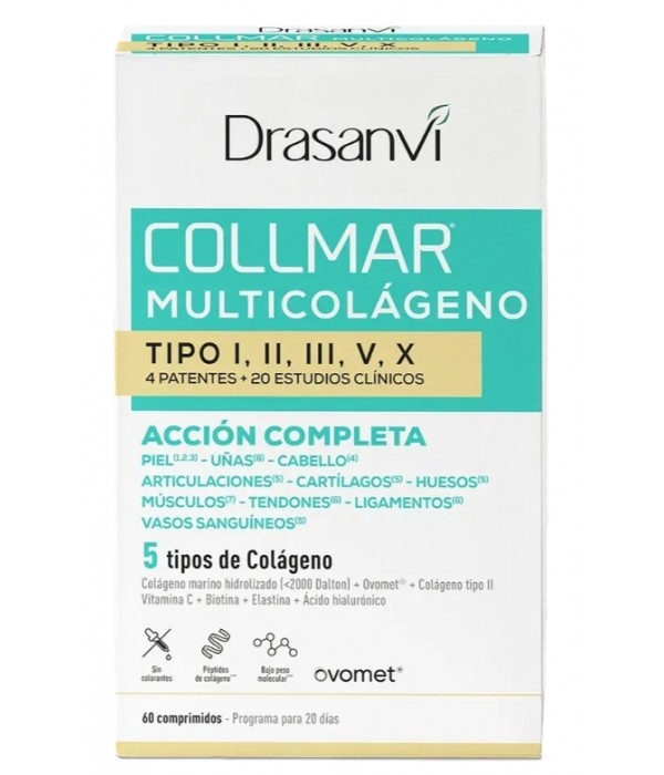Collmar Multicolagénio 60-Comprimidos-Drasanvi